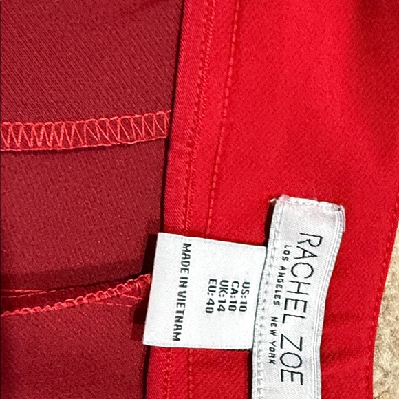 Rachel Zoe Bold Scarlet Trousers - Picture 2 of 2